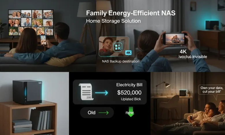 Energy-efficient NAS for families 2026 saving 200 dollars per year on home server power