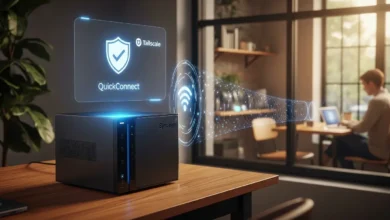 Secure NAS access without port forwarding – visualizing a modern VPN connection