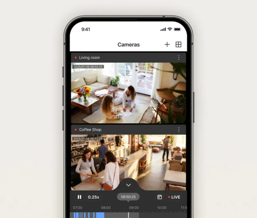 BeeCamera app interface