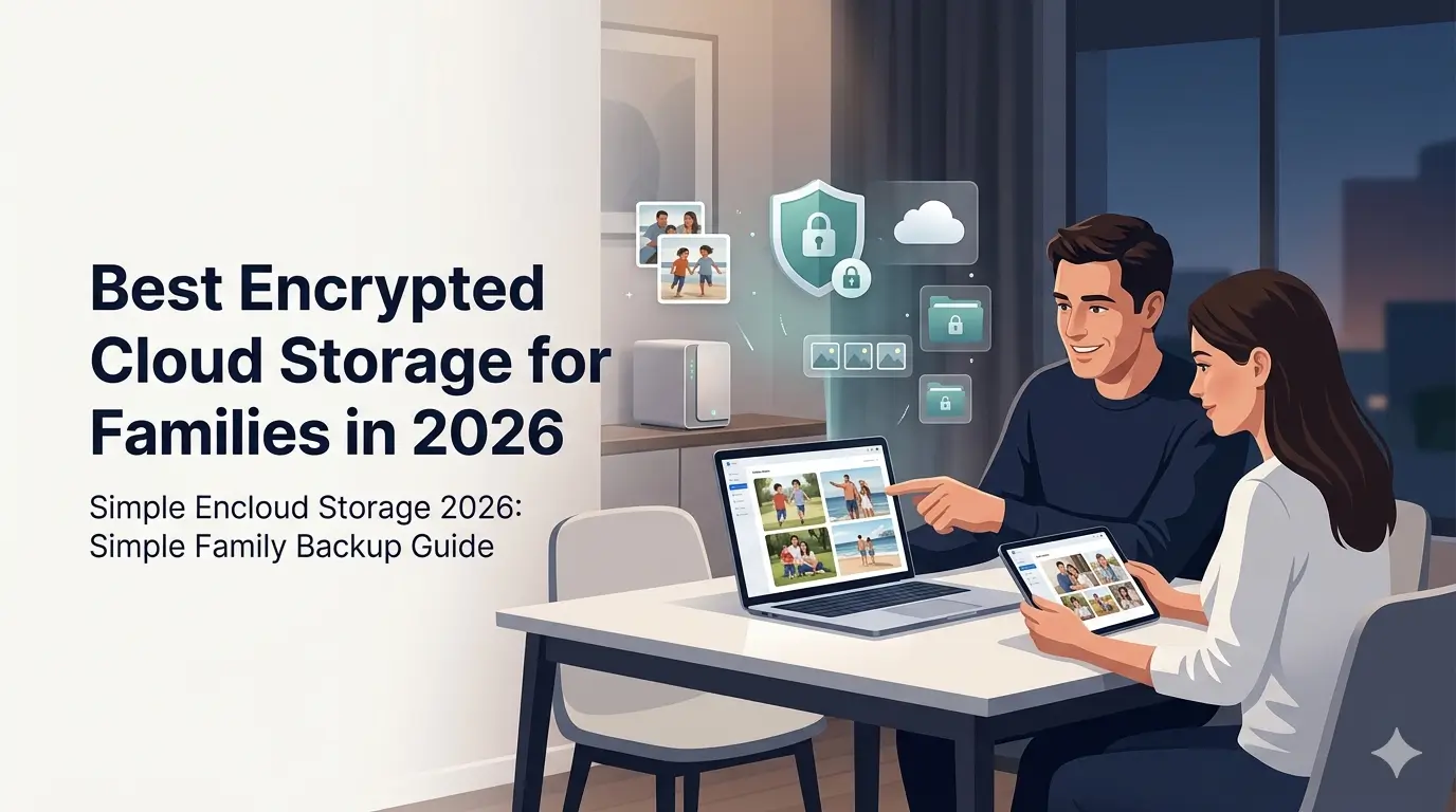 best encrypted cloud storage for families home backup setup